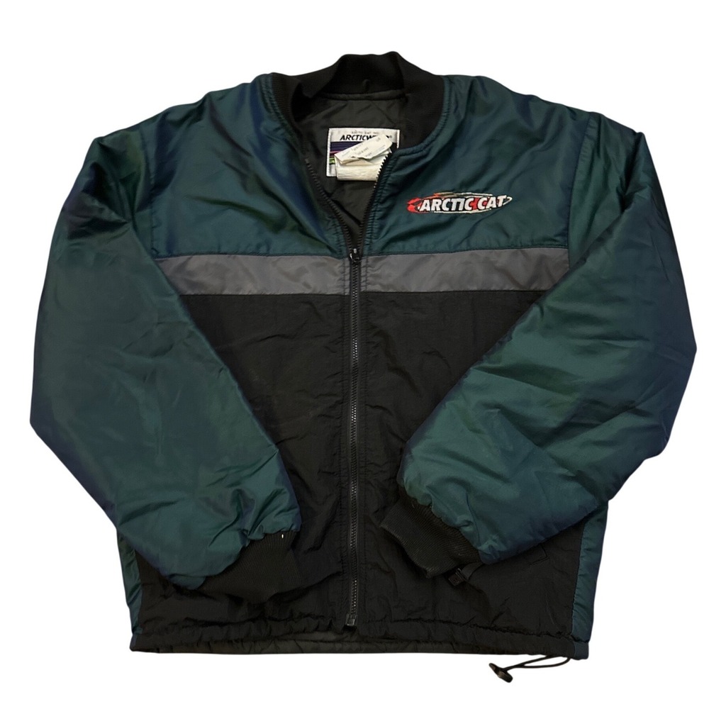 Arctic Cat Arcticwear Womens ZL Illusion Zip-Out Liner Jacket Teal Black WS